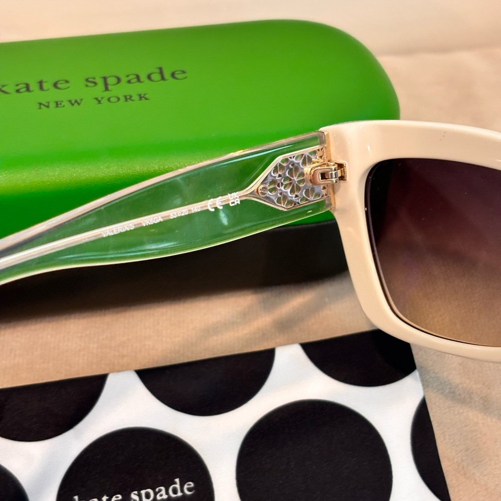 Kate Spade New York Valeria/S Model Cat Eye Sunglasses NEW - Picture 4 of 9